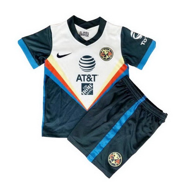 Camiseta Club América Segunda equipo Niños 2020-21 Blanco